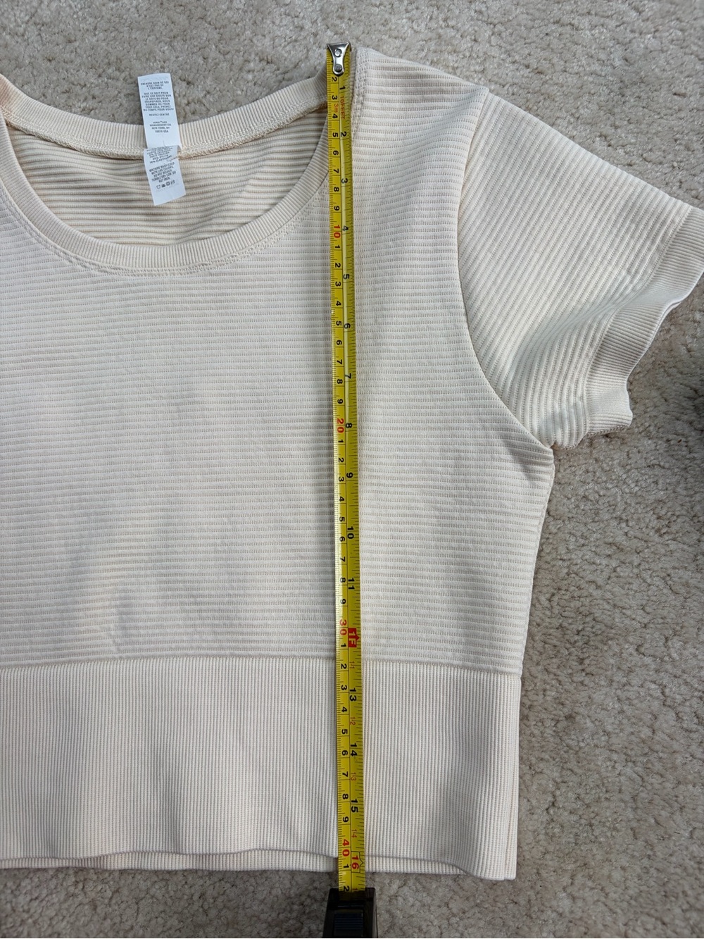 Aerie Offline Size Medium Ribbed Crop Top Short Sleeve Athletic Yoga Top Bundle - Picture 9 of 9